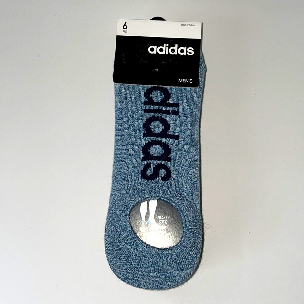 Adidas Super No Show Sneaker Socks shoe size 6-12